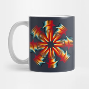 Geometric Planes Mug